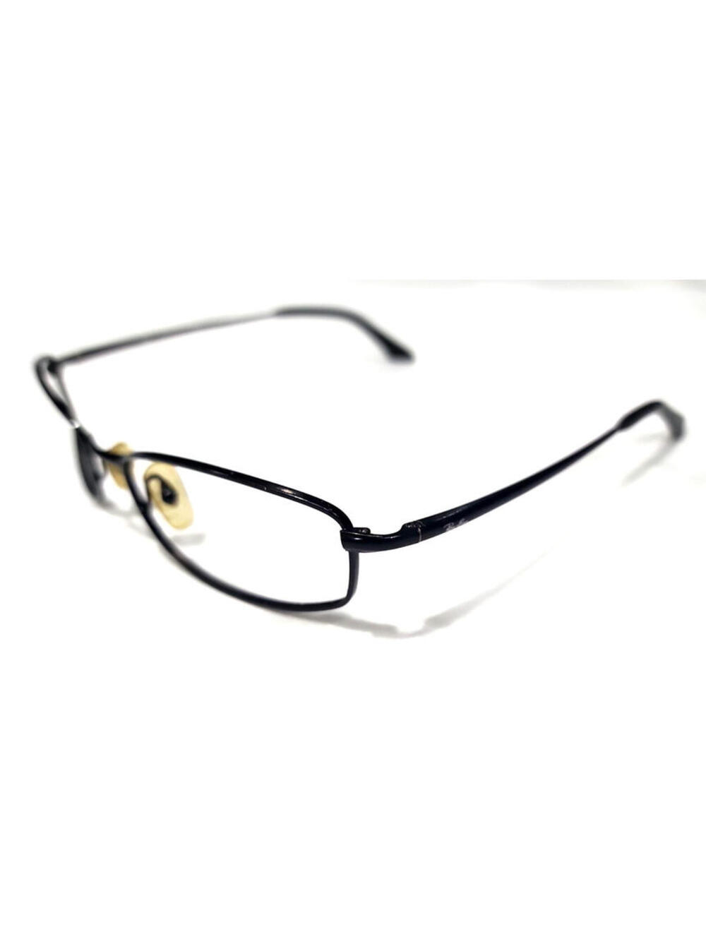 Ray Ban RB3198 006 Black Metal Wrap Sunglasses Frame Only 55-18 Italy VG